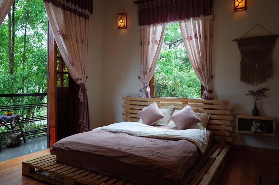 Sum Villa Homestay Mang Den Kon Von Kla Exteriör bild